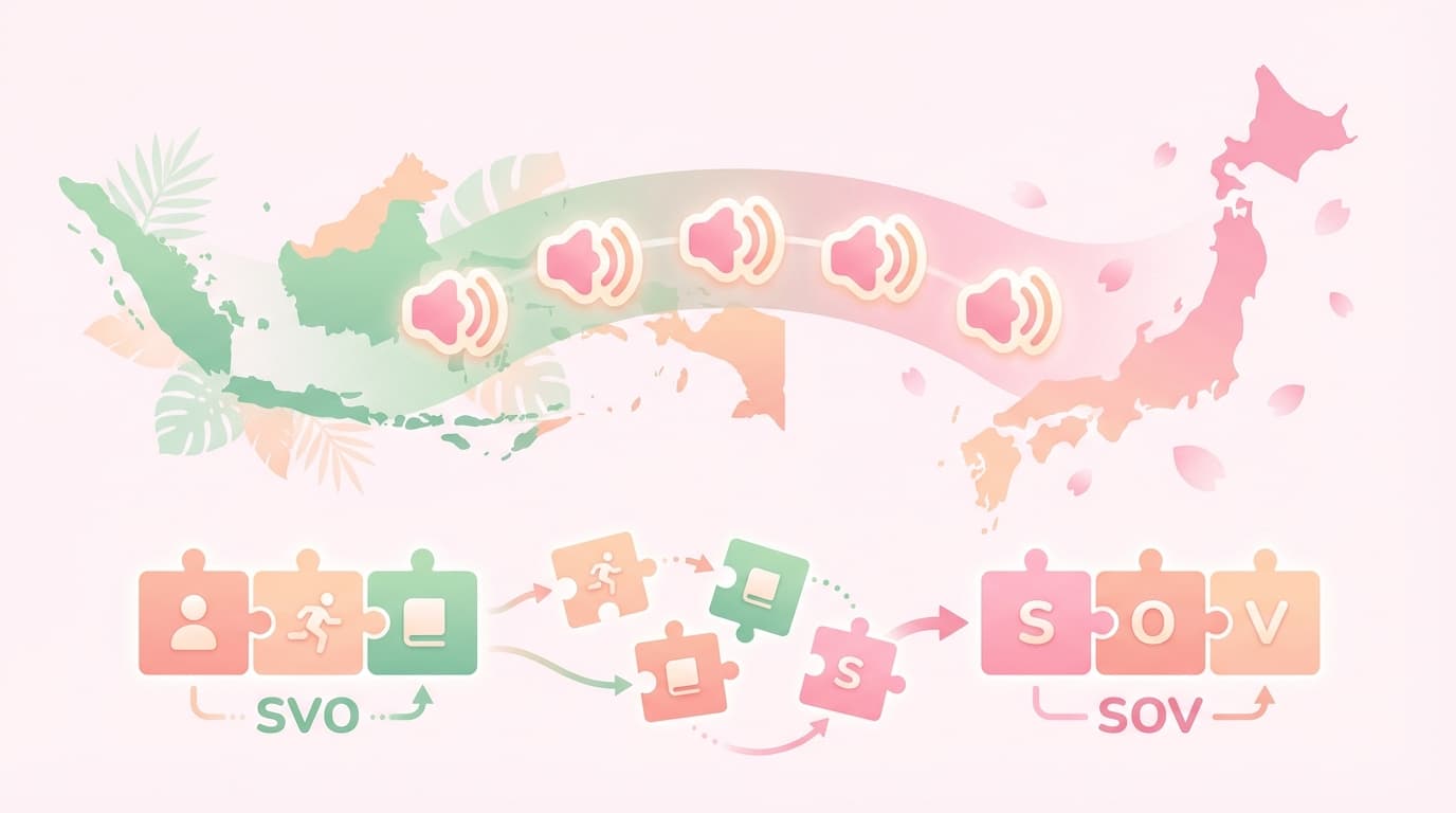 Japanese for Indonesian Speakers: Complete Phonetic & Grammar Guide (2026)